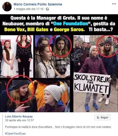 io non ho paura - 
fridays for future di Greta Thunberg