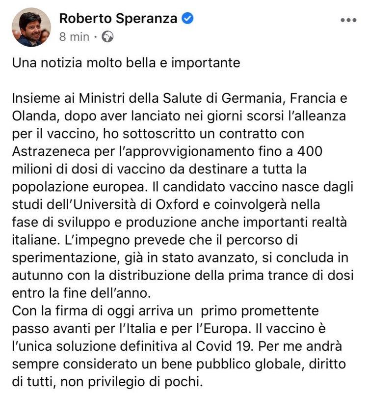 Astrazeneca vaccino covid