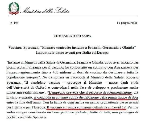 Astrazeneca vaccino covid