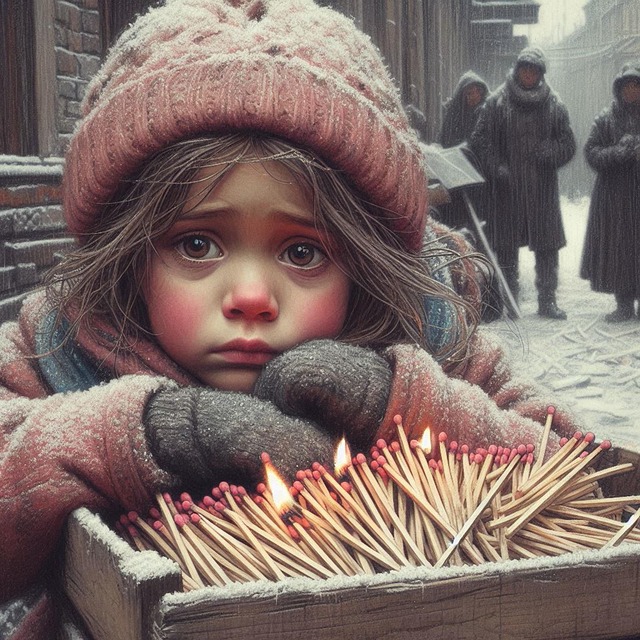 La piccola fiammiferaia di Hans Christian Andersen - educare la società